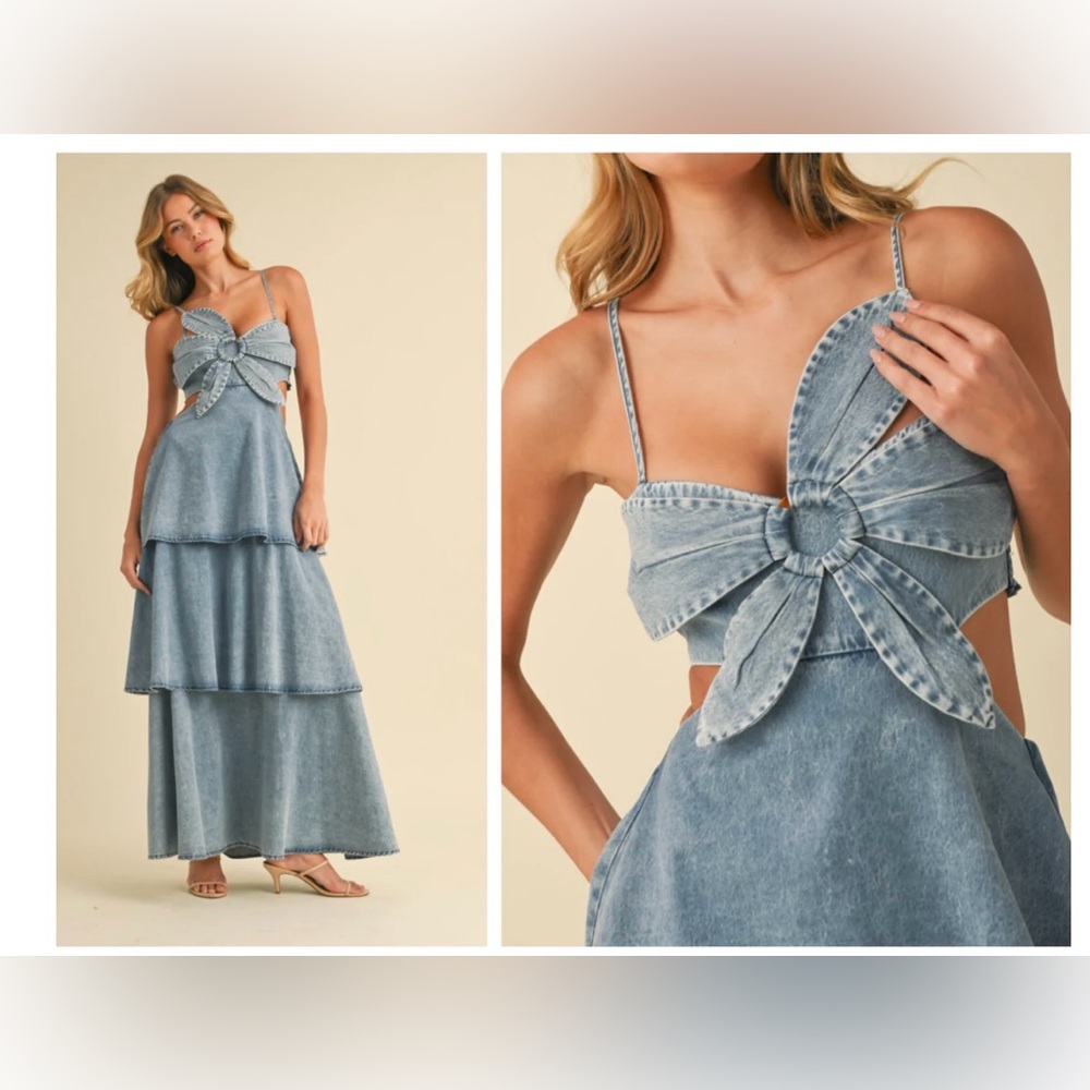 Kian Light Blue Smocked Top
